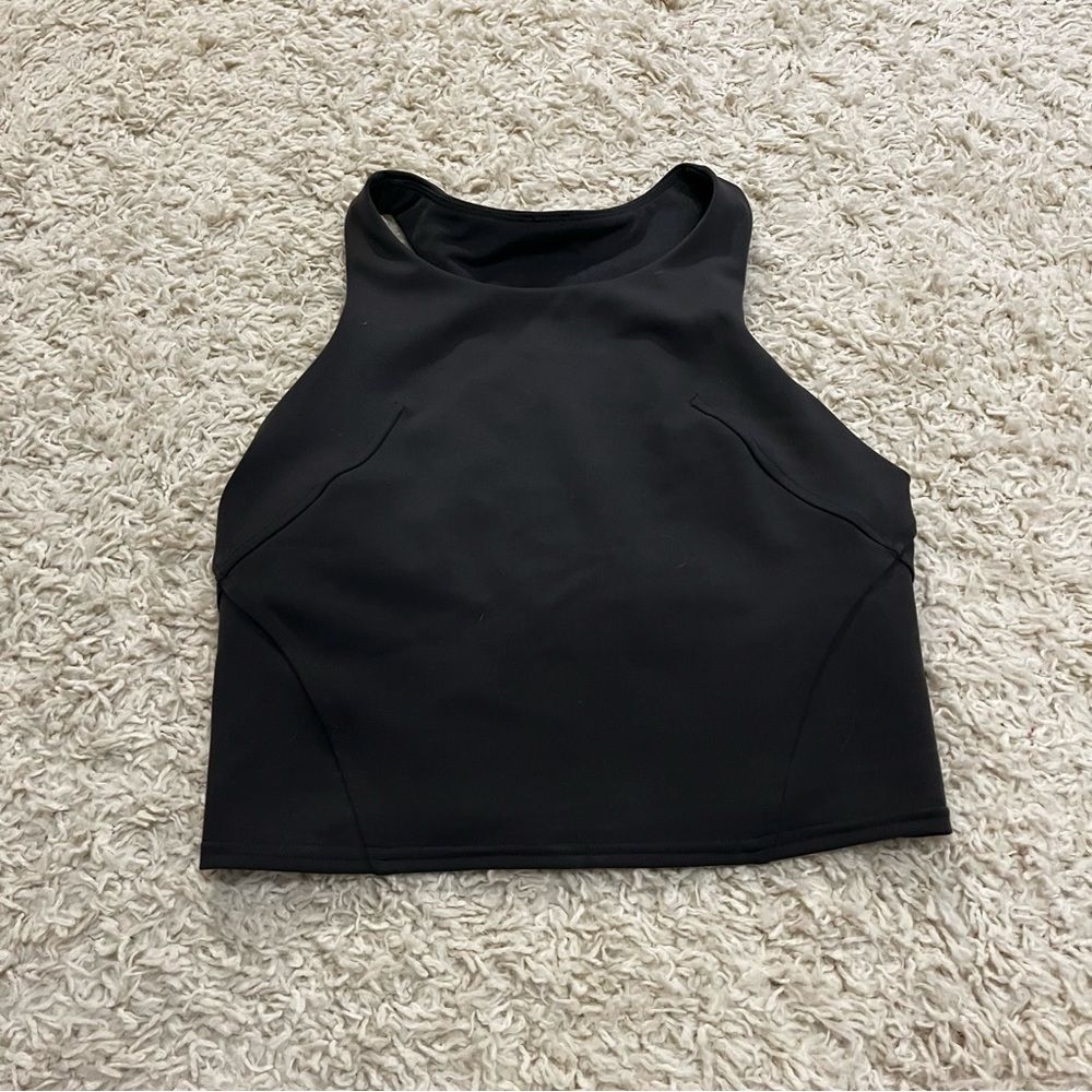 Lululemon dark Grey invigorate tank size 6